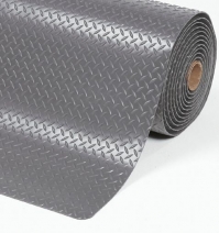 Wykładzina przemysłowa, ergonomiczna Uni-Fusion, typ Cushion Trax 60 cm x mb, obszar suchy, kolor szary